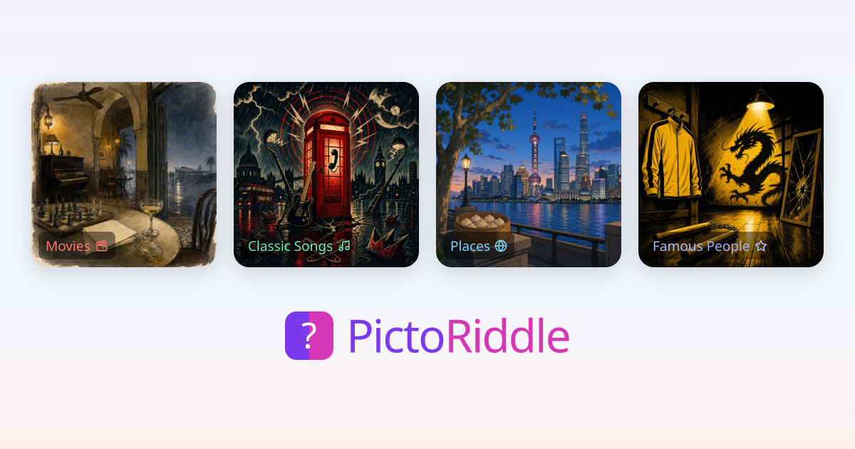 PictoRiddle — new picture riddles every day
